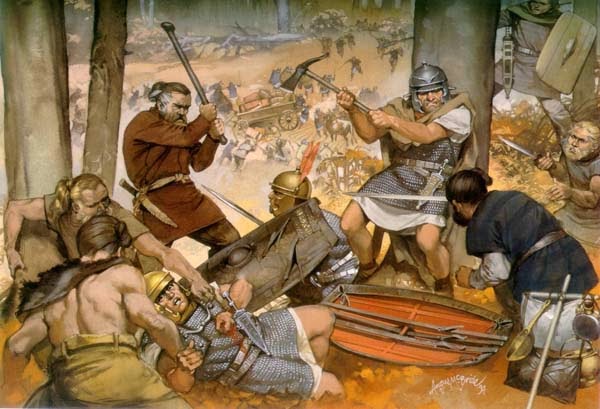Resultado de imagen de guerras tribales germánicas